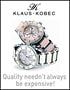 Klaus Kobec Watches Catalogue
