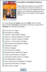 Select the Chapters