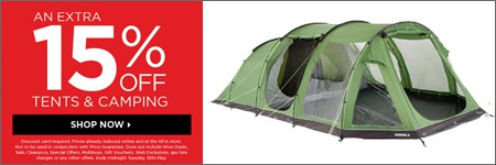 CLICK HERE for 15% off tents